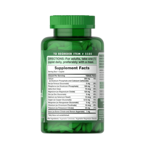Super Chelated Multi-Mineral x 100 Tabletas - Image 2