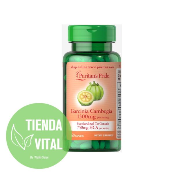 Puritans Pride Garcinia Cambogia 1500 Mg tabletas recubiertas.