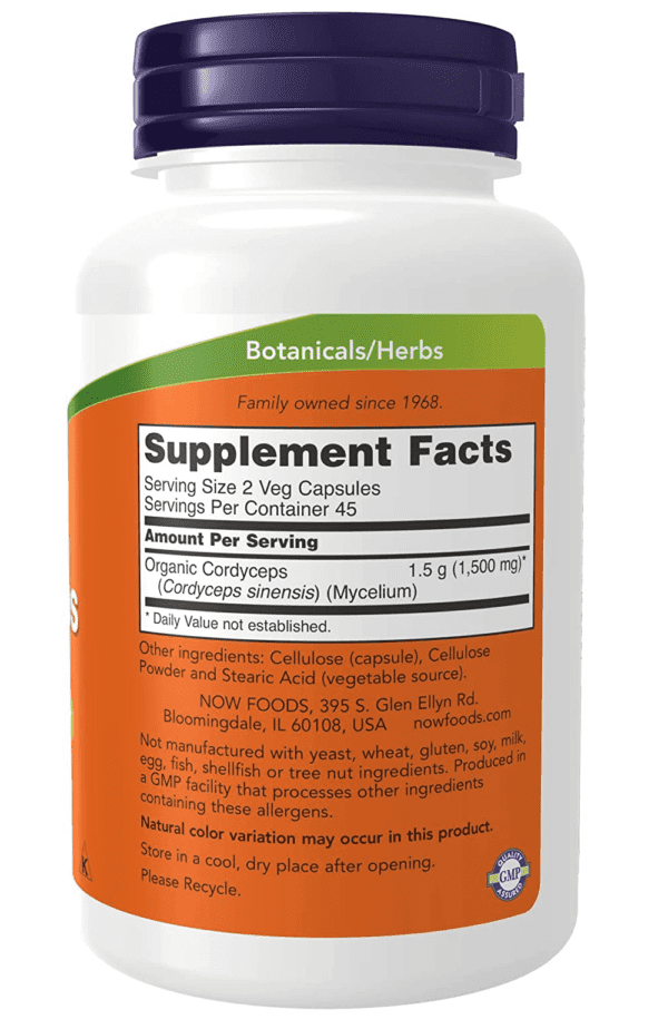 CORDYCEPS 750mg 90 Capsulas Hongo Tibetano - Image 2
