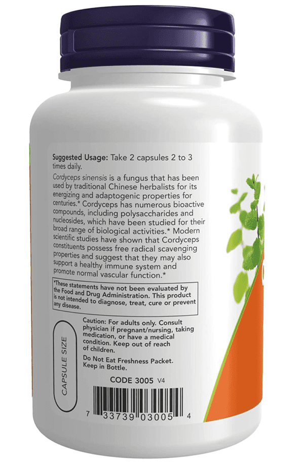 CORDYCEPS 750mg 90 Capsulas Hongo Tibetano - Image 3