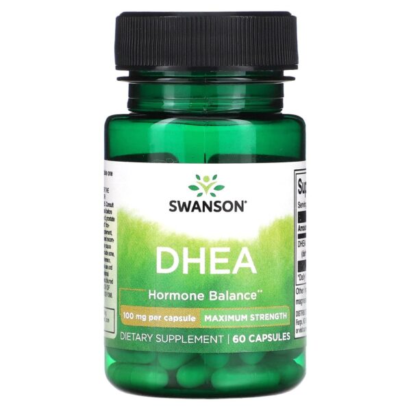 DHEA 100 mg 60 Capsulas Swanson