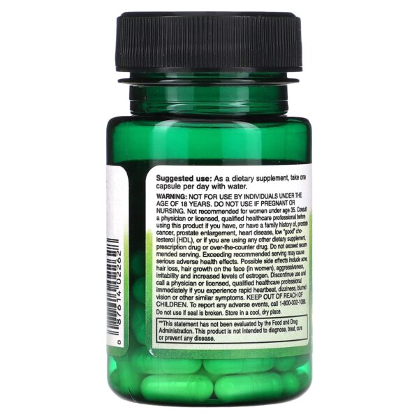 DHEA 100 mg 60 Capsulas Swanson - Image 3