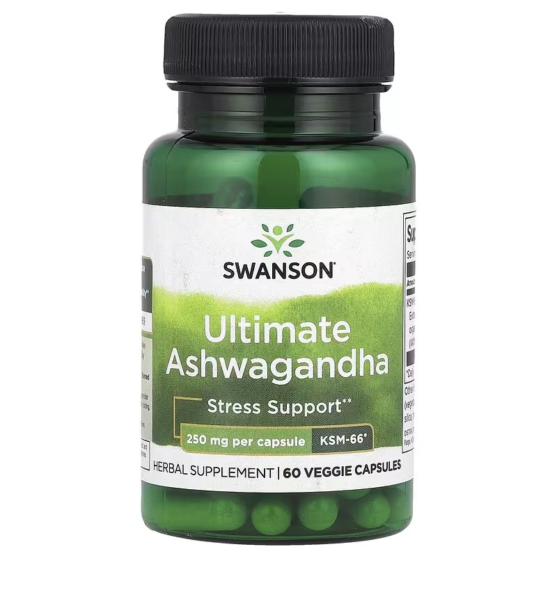 Comprar Ashwagandha KSM-66® 250 mg en Colombia | Apoyo Clínicamente Probado para el Estrés - Swanson