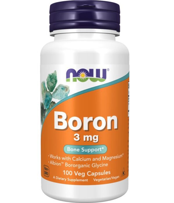 BORO BORON 3 mg 100 CAPSULAS NOW