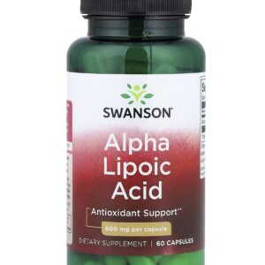 Ácido Alfa Lipoico Antioxidante Universal 600 mg - Swanson